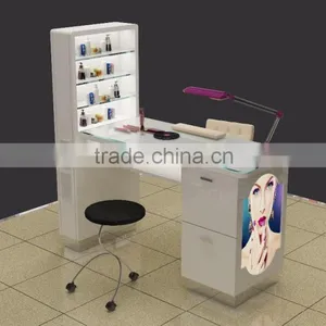 CE Certification Manicure Salon Table Nail Bar Furniture With Your Logo thumbnail-3