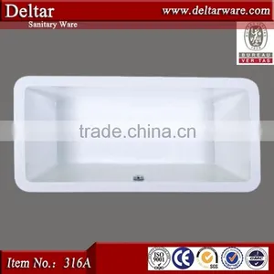 Chinese Common Bathtub, The Factory Elliptical Wholesale Bathtub, Cheapest Drop-in Cast Iron Bathtub thumbnail-4