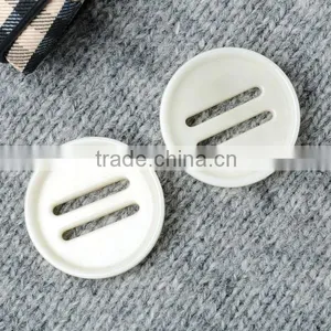 Top Class 2 Holes Big Size Natural Ivory White Corozo Nut Lady's Coat Buttons thumbnail-1