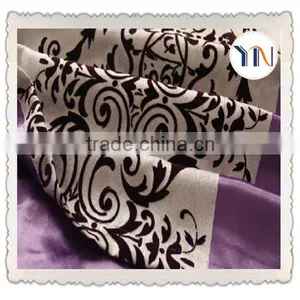 Luxury Antifouling Blackout Flocking Fabric for Curtain thumbnail-1
