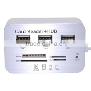 7in1 USB Hub Memory Card Reader For IPad4/iPad Mini thumbnail-1