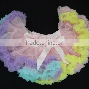 2016 Baby Girls Chiffon Fluffy Pettiskirts Tutu Pettiskirts Baby Girls Skirts Girl Tutu Skirt thumbnail-2