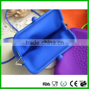High Quality Candy Colors Silicone Waterproof Shoulder Bag Tote Bag thumbnail-4