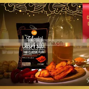 Talayjai : Crispy Squid Thai Dried Seafood Snack Classic Flavor thumbnail-4