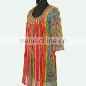 Western Wear Western Ladies Top of Beading thumbnail-2