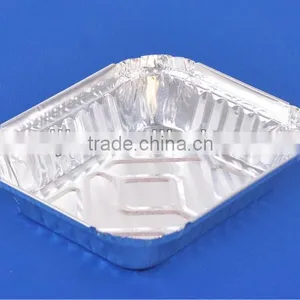 Small Rectangle Aluminium Foil Container 300ml/takeout Foil Meal Tray thumbnail-2
