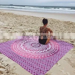 Ombre Indian Mandala Tapestry thumbnail-3