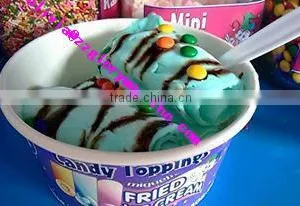 Thailand Roll Fried Ice Cream Machine/double Pan Cold Plate for Ice Cream thumbnail-6