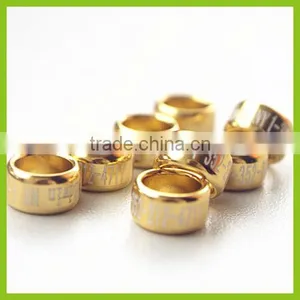 Hot Sale Gold Leg Rings Foot Tags Pigeon Rings 8mm Internation Size thumbnail-1