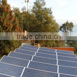 Hybrid off Grid PV Solar Panel and Wind Power Generator Systems for Home Use thumbnail-5