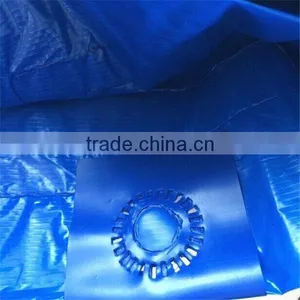100% Waterproof Cross Lamination Technique Plastic Pool Cover / Cross Laminated Tarpaulin thumbnail-4