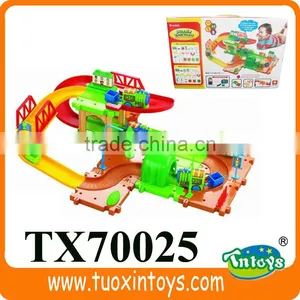 Plastic Building Blocks Train Set thumbnail-1