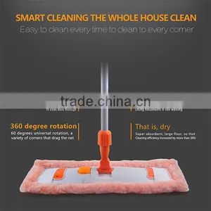 Specialized Production Comfortable Microfiber Flat Chenille Cleaning Mop in Square thumbnail-2