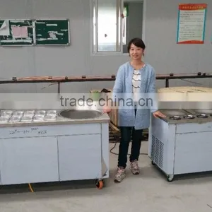 High Quality Fried Ice Cream Machine, Can Make Roll Fry Ice Cream thumbnail-1