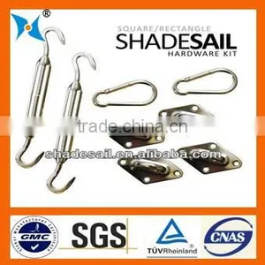 Top Quality! 8MM 316# Stainless Steel Snap Hook/ Pad Eye/turnbuckle Hook for Sun Shade Net thumbnail-1