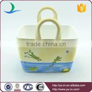 Ceramic Frog Basket Kitchen Ware thumbnail-1
