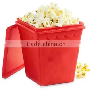 Food Grade Heat Resistant Silicone Pop Corn Maker,Popcorn Popper thumbnail-1