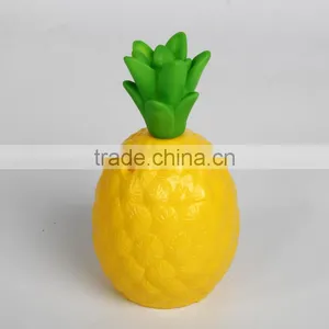 350ml PE Plastic Pineapple Shape Straw Cup thumbnail-1