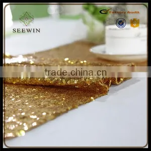 Quilt Fancy Lycra Sequin Table Runner for Tables thumbnail-1