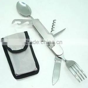 Multi-fuction Camping Cutlery Stock, Outdoor Item Stock thumbnail-1