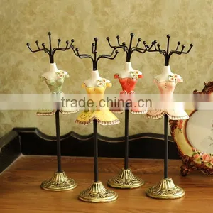 Retro Dress Mannequin Jewelry Figurine Display Neck Stands thumbnail-3