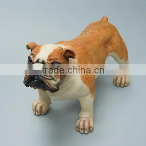 Realistic 3D Bull Dog Resin Statue thumbnail-1