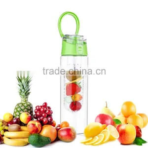 Water Bottle Fruit Infuser FDA Approved Bpa Free Plastic Tritan Fruit Infuser Bottle 26 oz thumbnail-2