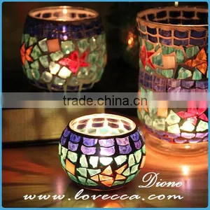 Wholesale Mosaic Candle Holders Centerpiece for Wedding thumbnail-4