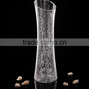 Clear Glass Flower Vase for Home Decoration Tall Glass Vase thumbnail-1