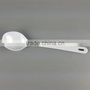 Different Size Fashion Style Durable Plastic White Melamine Salad Spoon thumbnail-1