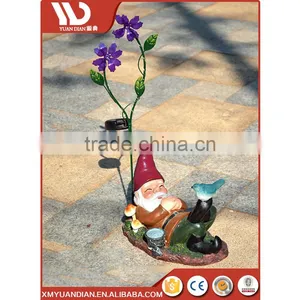 Art Work Resin Craft Modern Outdoor Lighting Led Solar Light Garden thumbnail-3