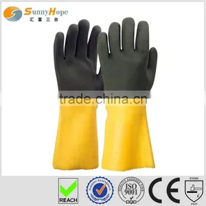 Sunnyhope Two Color PVC Glove Sandy Finish on Palm thumbnail-1