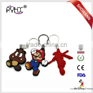 Promotional Gifts Rubber Key Chain / Custom Pvc Key Holder / Silicon PVC Keyring thumbnail-1