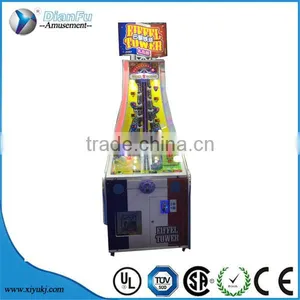 Coin Operated Kids Arcade Ticket Finger Eiffeled Tower Amusement Machine Ticket Lottery Game Machine thumbnail-1