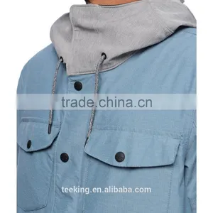 Wholesale Winter Two Tone Windbreaker Jackets thumbnail-4