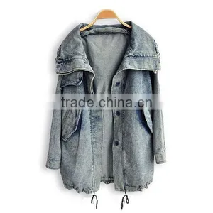 China Clothing Women Denim Jacket Supplier/ Denim Jacket for Women thumbnail-5