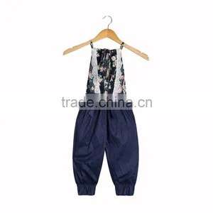 Newborn Baby Clothing Wholesale China Baby Lace Floral Romper Long Pants thumbnail-6