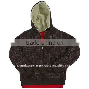 Heavyweight Fleece Lined Hooded Jackets thumbnail-1