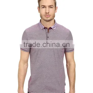 2015 Latest Custom Mens Microfiber Polo Shirt From Factory Cheap Wholesale thumbnail-1