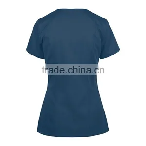Custom Hot Sale Medical Uniforms V-neck Scrub Tops thumbnail-2