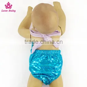 Stylish Fish Scale Baby Swimwear Kids Boutique Swimsuit Set thumbnail-5