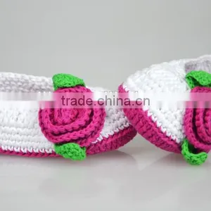 Lovely Hand Crochet Baby Shoes thumbnail-1