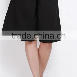 EY0570P New Fashion Young Women's High Waist Solid Color Shorts thumbnail-1