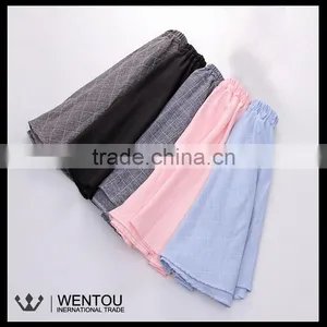 New Fashion Women Plaid Stretch Waist Pleated Skirt thumbnail-6
