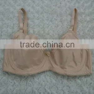 Plus Size Women Non-padded Bra.mature Women Soft Bra,MAMA Big Size Maternity Bra thumbnail-1