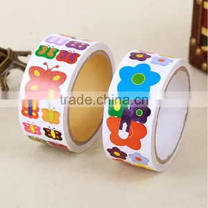 Coated Art Paper Sticker Children Multicolor Sticker Carton Color Printing Sticker Roll Packing thumbnail-4