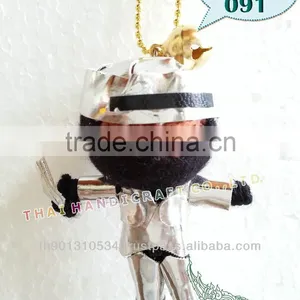 Handmade Keychains Keyrings Voodoo Doll String Accessories Bag Gifts thumbnail-1