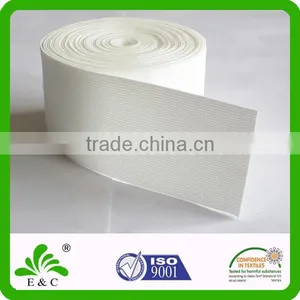White 6cm Comez Elastic Knitting Tape for Garment thumbnail-1