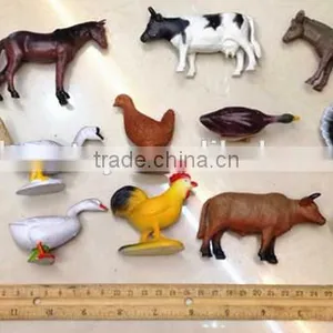 12pcs PVC Plastic Farm Animal Cartoon Figure Toy 3D Plastic Toy thumbnail-1