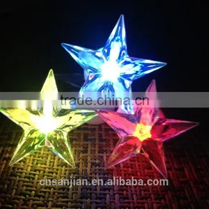 Flashing Acrylic Night Light Beautiful Crystal Room Decoration thumbnail-1